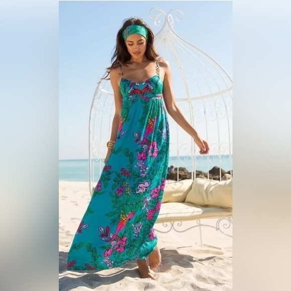 Lilly Pulitzer Dresses & Skirts - Lilly Pulitzer Joanna Maxi Dress Floral 6